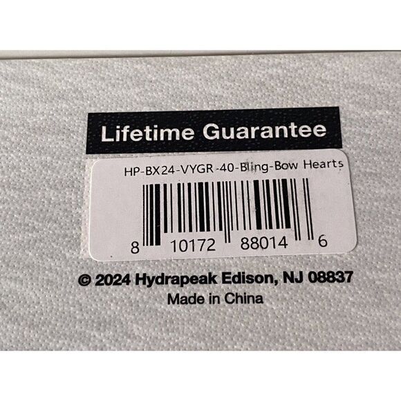 Hydrapeak LIMITED EDITION Voyager 40 oz Insulated Tumbler BLING Heart Bows NEW - Picture 11 of 13